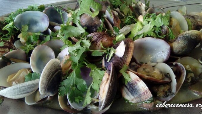 Receita de amêijoas ao alho