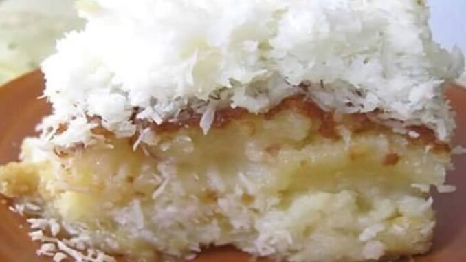 Bolo de Coco Gelado Bolo Delicia de Coco