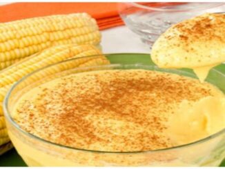 Curau cremoso de milho