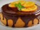 Bolo de Laranja com Cobertura de Chocolate