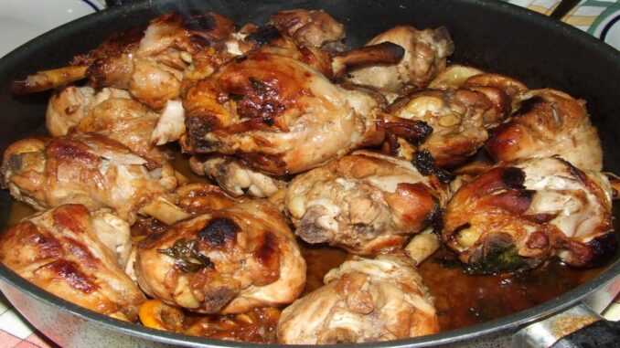 frango com alho