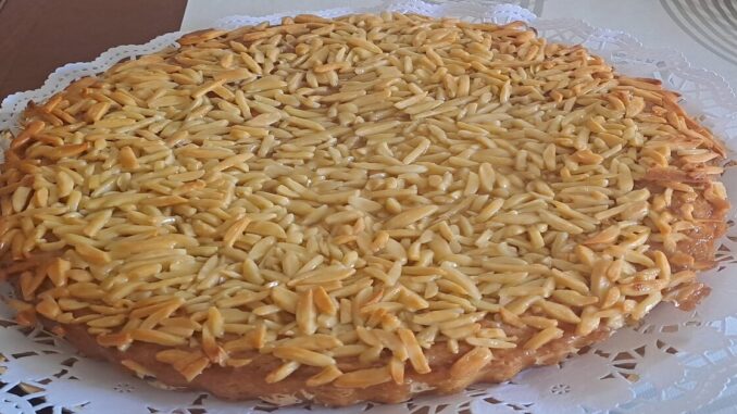 Tarte de amêndoas