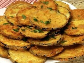 Beringela à milanesa