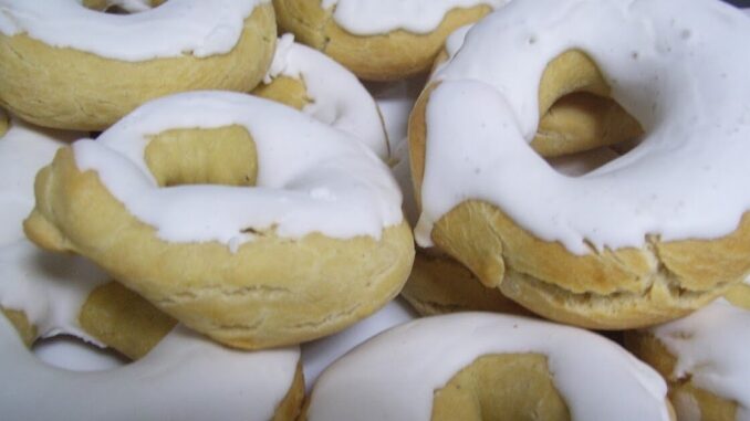 rosquinha com cobertura