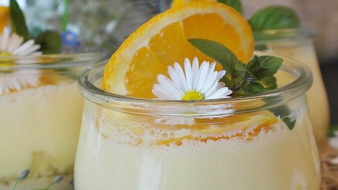 mousse de laranja