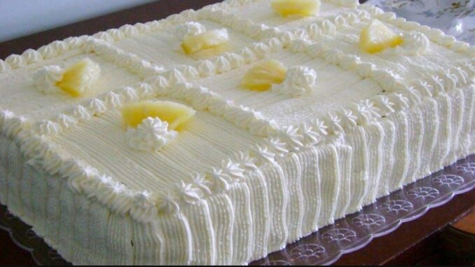 Bolo2 Bolo Gelado de Abacaxi com creme pasteleiro