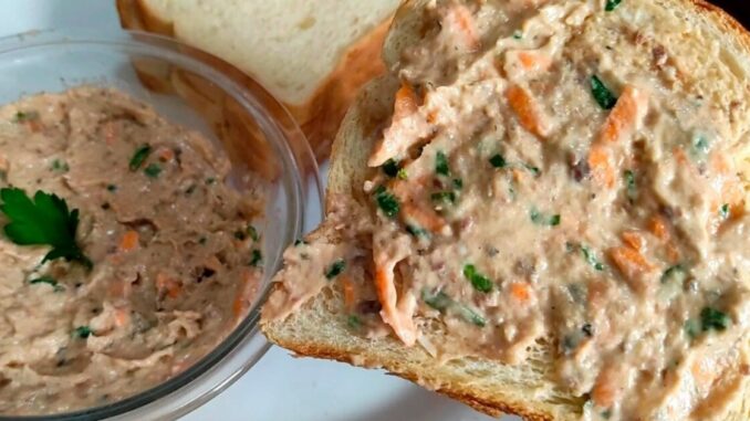Pate-de-Sardinha- patê de sardinha