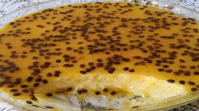 mousse-maracuja Mousse de Maracujá