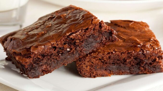 Bolo brownie Bolo brownie gelado
