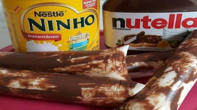 Nutella Geladinho de Nutella