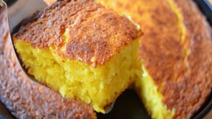 bolo Bolo de milho de latinha cremoso