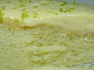 Bolo mousse de limão