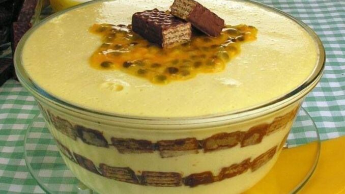 mousse-de-maracuja mousse de maracujá com bis