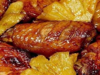 Asas de Frango com Abacaxi