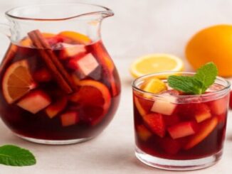 sangria natalina frutada