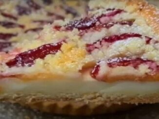 Tarte Cremosa de Ameixa