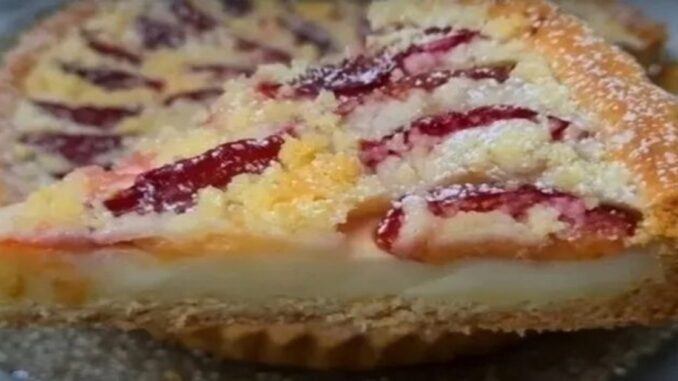 Tarte Cremosa de Ameixa