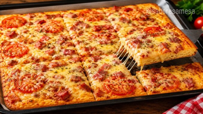 pizza Pizza Preguiçosa de Forno